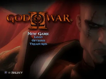 God of War II screen shot title